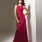 FB0019 Halter Mermad Floor-length Satin Bridesmaid Dress