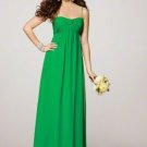 FB0023 Spaghetti Strap A-line Floor-lengh Chiffon Bridesmaid Dress