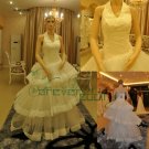 halter bridal gown