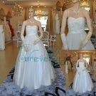 sweetheart organza bridal wedding gown