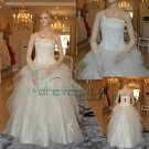 one-shoulder  wedding dress
