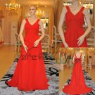 Custom Made V-neck Chiffon Evening Gowns