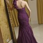 V0114 Elegant One-sholder Organza Mermaid Mother Dresses