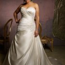 V0123 New Arrival A-line Sweetheart Plus Size Wedding Dresses