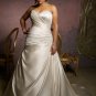 V0123 New Arrival A-line Sweetheart Plus Size Wedding Dresses