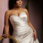 V0123 New Arrival A-line Sweetheart Plus Size Wedding Dresses