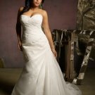 V0125 New Style Sweetheart Removlable Cap Sleeves Plus Size Wedding Dresses