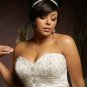 V0127 High Quality Sweetheat wiht Beaded Mermaid Plus Size Wedding Gowns