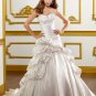 V0141 Free Shipping Sweetheart A-line Court Train Ruffles Wedding Gowns