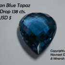 London Blue Topaz Tear Drop