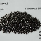 Black Diamonds 9.5-11 carats.