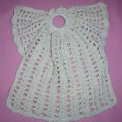 White Cotton Crocheted Faucet Angel Dishcloth
