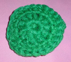 Green Crocheted Scrubbies Scrubber