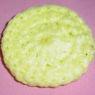 Yellow Crocheted Pot Scrubber Scrubbie Scrubby