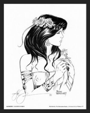 JANETTE Fantasy Gothic Art SIGNED Artist Proof by Steve Woron