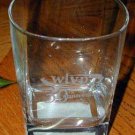 UNUSUAL-"WLVP 30th Anniversary" etched rocks glass~NEW!
