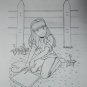Steve Jackson Games Original RPG ART #26 Artist Girl