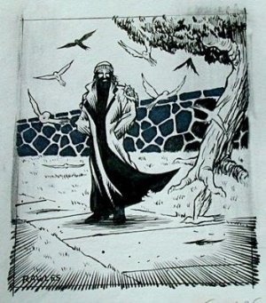 Wizards of the Coast Original ART #14 Pigeon-Man 2/2