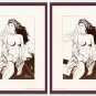 S. Woron's Topless Girl on Horseback SN'd/150~2for1 BIN