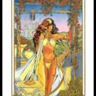 FANTASY ART Girl Rose Garden Signed/Nd LIMITED ED~Woron FANTASY ART Girl Rose Garden Signed/Nd LIMITED ED~Woron