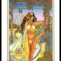 FANTASY ART Girl Rose Garden Signed/Nd LIMITED ED~Woron