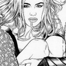 Woron SIGNED Rendezvous in Black~VAMPIRE Print