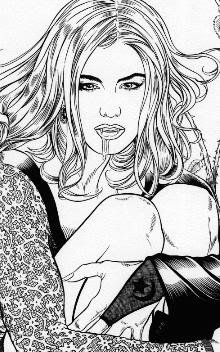 Woron SIGNED Rendezvous in Black~VAMPIRE Print
