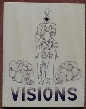 VISIONS 1984 Ellington High School Yearbook~NO WRITING!