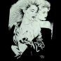 Steve Woron's VAMPIRE~white on black Tshirt Sexy-NEW XL