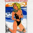 Steve Woron's Pinup Art~SKIN DIVER T-shirt Sexy-NEW XXL