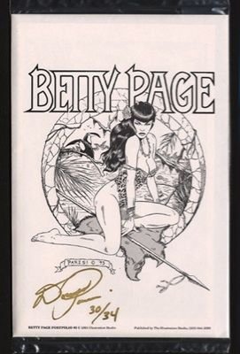 Don Paresi SIGNED Betty Page #3 Portfolio~only 34 made!