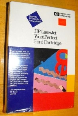 HP LaserJet WordPerfect Font Cartridge:CG Times,Univers