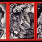SIGNED! Paresi VAMPIRES & VIXENS RED 3 card PROMO Set~!