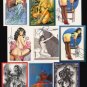 BETTIE PAGE & SHEENA 9 Card Subset #2~S.Woron *SIGNED*!