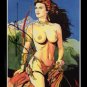 TOPLESS WARRIOR~ *SIGNED* Trading Card by Steve Woron~!