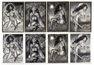 Paresi's FATAL BEAUTY-She,Vampi,Dawn,Amazon Chase Cards