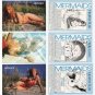 Undistributed MERMAIDS PROMO Card Set~Signed 3 Times~!