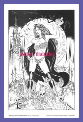 Vampire IMMORTAL BLOOD #7 of 8 Signed & Numbered Gold