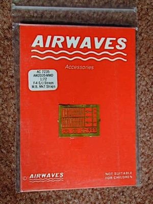 Airwaves 1/72 Scale USAAF F-4 MB E/J Straps Detail Set