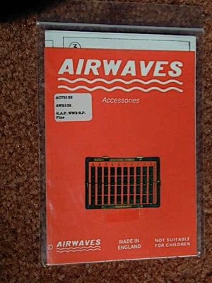 Airwaves 1/72 Scale. R.A.F. WWII Rocket Fins Detail Set