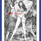BETTY PAGE~HEART So SAVAGE-Viril Finlay style SN'D/200