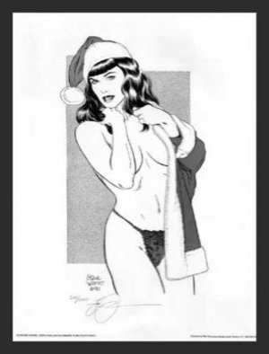Steve Woron's Betty Page: Santa's Helper #6 of 8 S/N'd