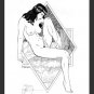 Steve Worons Betty Page: Bubble Bath#5 of 8 S/N'd PinUp
