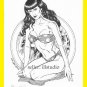 Bettie Page SIGNED Print #4 of 4 "Beach Tease" WORON