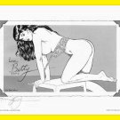 Steve Woron's Betty Page: SnapShot #2 of 8 S/N'd PinUp!
