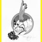 Steve Woron's Betty Page: Tease Queen #1 of 8 S/N'd PinUp