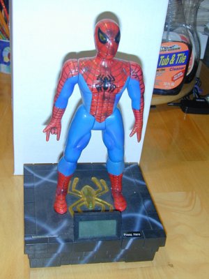 Spider-Man Motion-talking Bank w/Clock (2002)