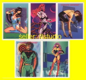 Steve *Woron's Universe* Promo 5 Card Undistributed Set