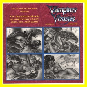 PROMO SELL Sheet~SIGNED Paresi VAMPIRES & VIXENS 4 Card