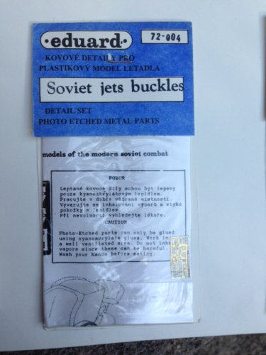 Eduard 1/72 Scale USSR Jet Aircraft Buckles~Super Detai